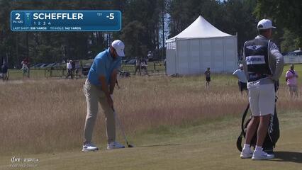 Scottie Scheffler | Round 3 | 2nd hole | Shot 2 | 2025 Genesis Scottish Open