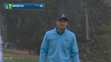 Jordan Spieth | Round 3 | 13th hole | Shot 4 | 2026 AT&T Pebble Beach