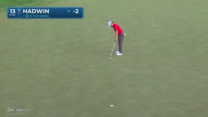 Adam Hadwin | Round 1 | 13th hole | Shot 3 | 2025 3M Open