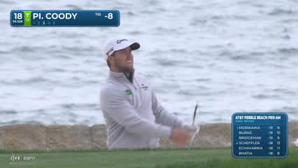Pierceson Coody | Round 4 | 18th hole | Shot 3 | 2026 AT&T Pebble Beach