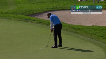 Matthieu Pavon | 2024 Farmers | Round 4 | 6th hole | Shot 4
