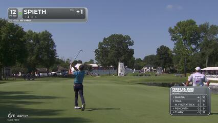 Jordan Spieth | Round 1 | 12th hole | Shot 2 | 2025 FedEx St. Jude