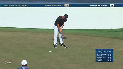 Brian Harman | Round 4 | 14th hole | Shot 4 | 2026 THE PLAYERS
