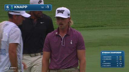 Jake Knapp | Round 2 | 6th hole | Shot 4 | 2025 Wyndham