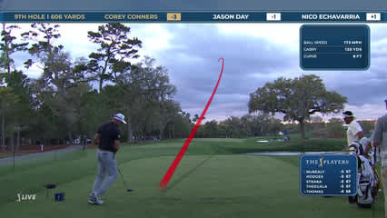 Corey Conners | Round 1 | 9th hole | Shot 1 | 2026 THE PLAYERS