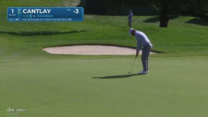 Patrick Cantlay | Round 2 | 1st hole | Shot 3 | 2025 Travelers