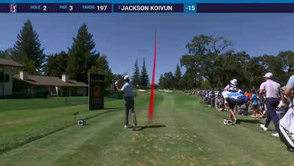 Jackson Koivun | Round 4 | 2nd hole | Shot 1 | 2025 Procore