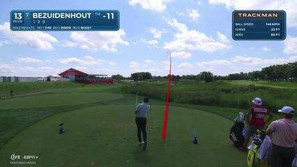 Christiaan Bezuidenhout | Round 4 | 13th hole | Shot 1 | 2025 3M Open