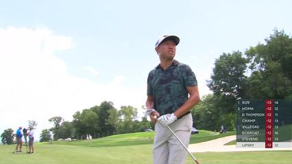 David Lipsky | Round 3 | 13th hole | Shot 2 | 2025 John Deere
