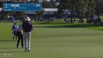 Justin Rose | Round 4 | 1st hole | Shot 4 | 2026 Farmers