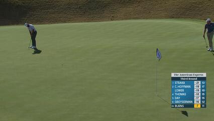 Sam Burns | Round 3 | 12th hole | Shot 3 | 2025 The American Express