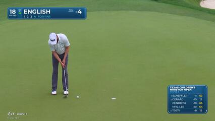 Harris English | Round 2 | 18th hole | Shot 4 | 2025 Houston Open