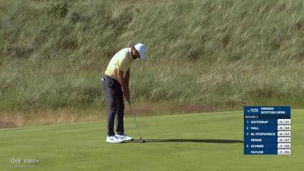 Scottie Scheffler | Round 2 | 10th hole | Shot 6 | 2025 Genesis Scottish Open