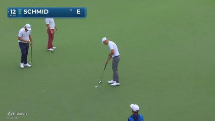 Matti Schmid | Round 1 | 12th hole | Shot 3 | 2025 Wyndham