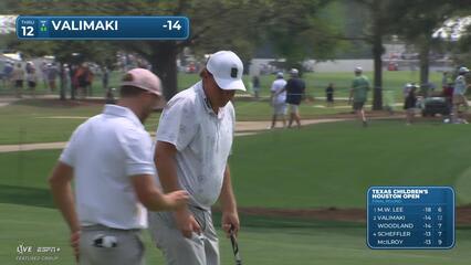 Sami Valimaki | Round 4 | 12th hole | Shot 4 | 2025 Houston Open