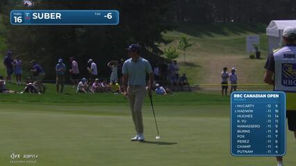 Jackson Suber | Round 3 | 16th hole | Shot 4 | 2025 RBC Canadian
