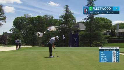Tommy Fleetwood | Round 2 | 7th hole | Shot 3 | 2026 Truist Championship