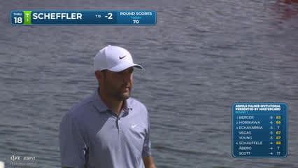 Scottie Scheffler | Round 1 | 18th hole | Shot 4 | 2026 Arnold Palmer
