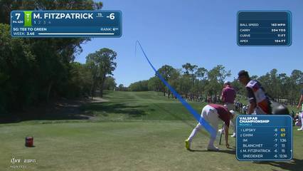Matt Fitzpatrick | Round 2 | 7th hole | Shot 1 | 2026 Valspar