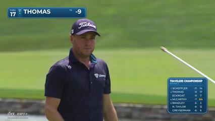 Justin Thomas | Round 2 | 17th hole | Shot 4 | 2025 Travelers