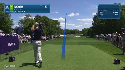 Justin Rose | Round 2 | 5th hole | Shot 1 | 2026 Truist Championship