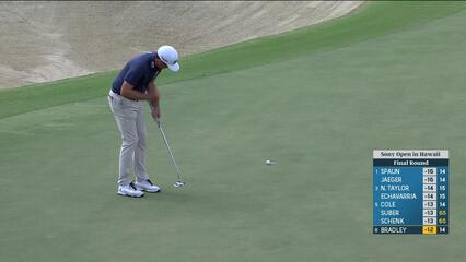 Keegan Bradley | Round 4 | 15th hole | Shot 3 | 2025 Sony Open