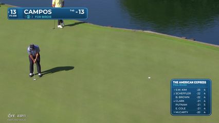 Rafael Campos | Round 4 | 13th hole | Shot 2 | 2026 The American Express