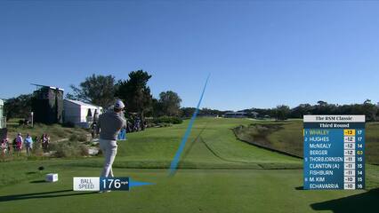 Vince Whaley | Round 3 | 18th hole | Shot 1 | 2024 The RSM Classic