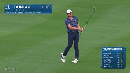 Nick Dunlap | Round 1 | 16th hole | Shot 2 | 2026 The American Express