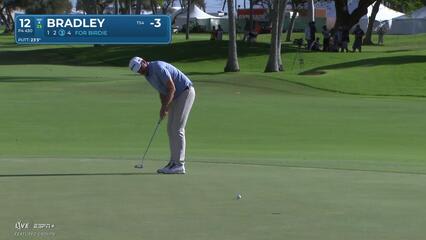 Keegan Bradley | Round 2 | 12th hole | Shot 4 | 2025 Sony Open