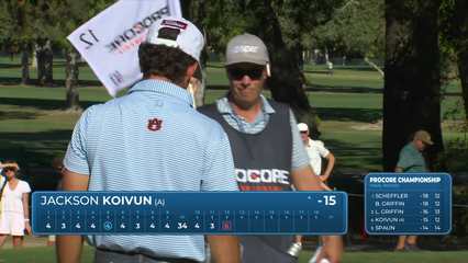 Jackson Koivun | Round 4 | 12th hole | Shot 5 | 2025 Procore