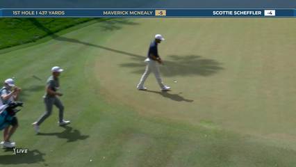 Maverick McNealy | Round 4 | 1st hole | Shot 3 | 2026 THE PLAYERS