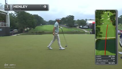 Russell Henley | Round 2 | 1st hole | Shot 1 | 2025 TOUR Championship