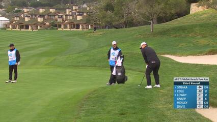 Tom Kim | Round 3 | 1st hole | Shot 3 | 2025 AT&T Pebble Beach