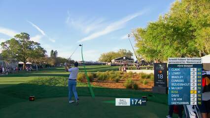 Justin Rose | Round 1 | 18th hole | Shot 1 | 2025 Arnold Palmer