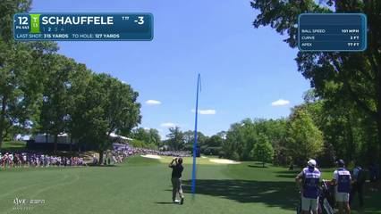 Xander Schauffele | Round 2 | 12th hole | Shot 2 | 2026 Truist Championship