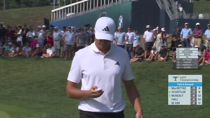 Ludvig Åberg | Round 3 | 11th hole | Shot 3 | 2025 BMW Championship