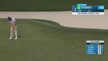 Justin Thomas | Round 2 | 13th hole | Shot 3 | 2025 RBC Heritage