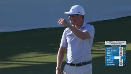 Ben Griffin | Round 3 | 18th hole | Shot 4 | 2025 World Wide Technology