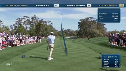 Scottie Scheffler | Round 2 | 1st hole | Shot 1 | 2025 THE PLAYERS