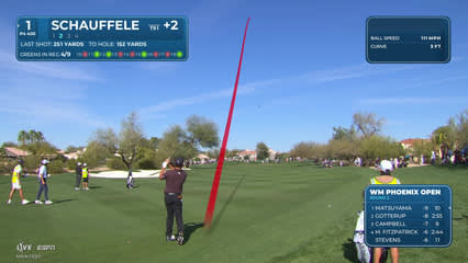 Xander Schauffele | Round 2 | 1st hole | Shot 2 | 2026 WM Phoenix Open