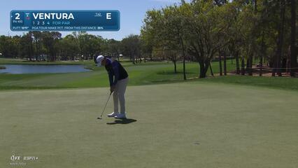 Kristoffer Ventura | Round 2 | 2nd hole | Shot 4 | 2025 Valspar