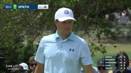 Jordan Spieth | 2024 Valero | Round 4 | 13th hole | Shot 3