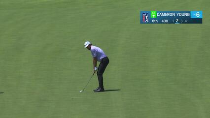 Cameron Young | Round 3 | 6th hole | Shot 2 | 2025 Truist Championship