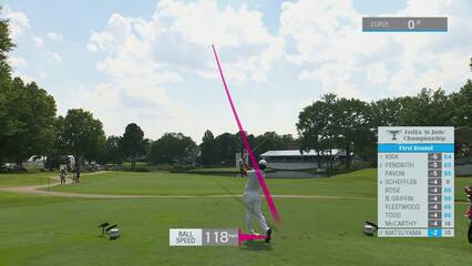 Hideki Matsuyama | 2024 FedEx St. Jude | Round 1 | 11th hole | Shot 1