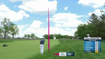 Justin Thomas | Round 1 | 9th hole | Shot 2 | 2025 Truist Championship