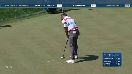 Karl Vilips | Round 2 | 5th hole | Shot 6 | 2026 THE PLAYERS