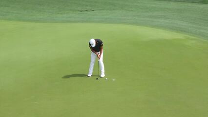 Kevin Yu | Round 3 | 2nd hole | Shot 3 | 2025 Houston Open