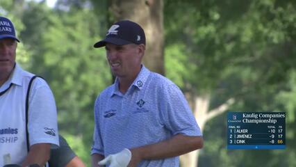 Steven Alker | Round 4 | 18th hole | Shot 1 | 2025 Kaulig Co. Championship