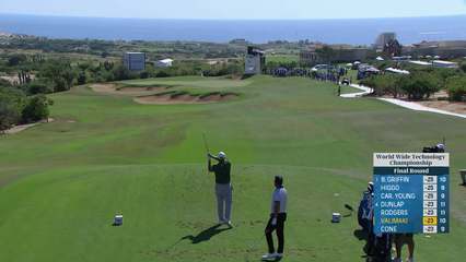 Sami Valimaki | Round 4 | 11th hole | Shot 1 | 2025 World Wide Technology